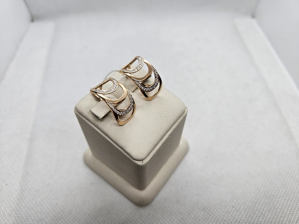 СЕРЬГИ С КАМНЯМИ (Au 585)