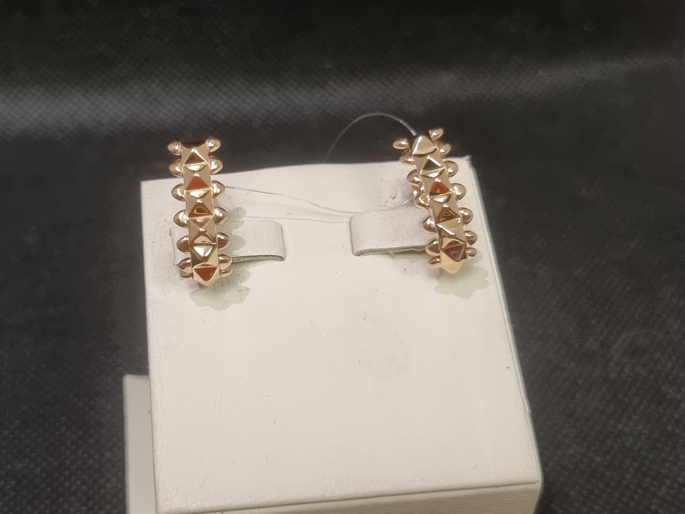 СЕРЬГИ БЕЗ КАМНЯ (Au 585)