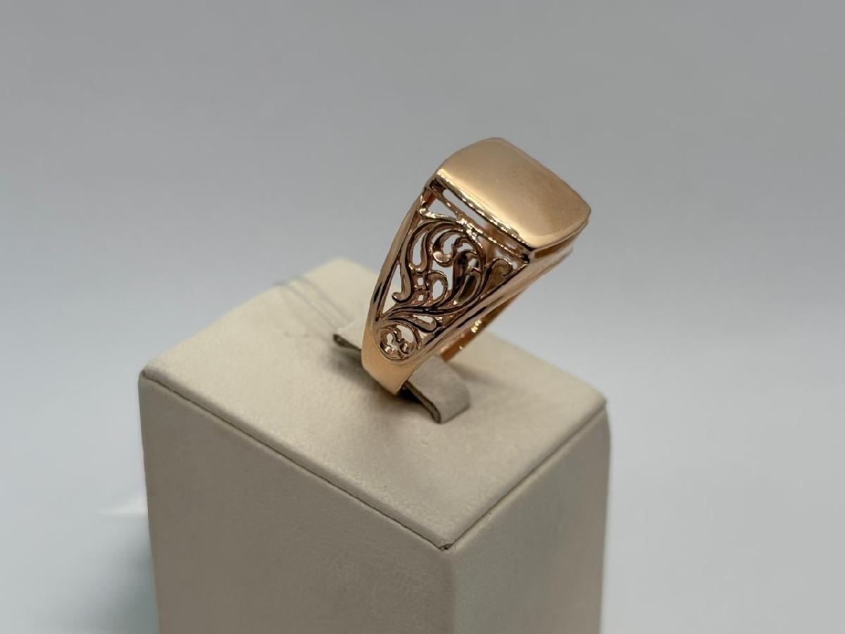 КОЛЬЦО ПЕЧАТКА без камня (Au 585)