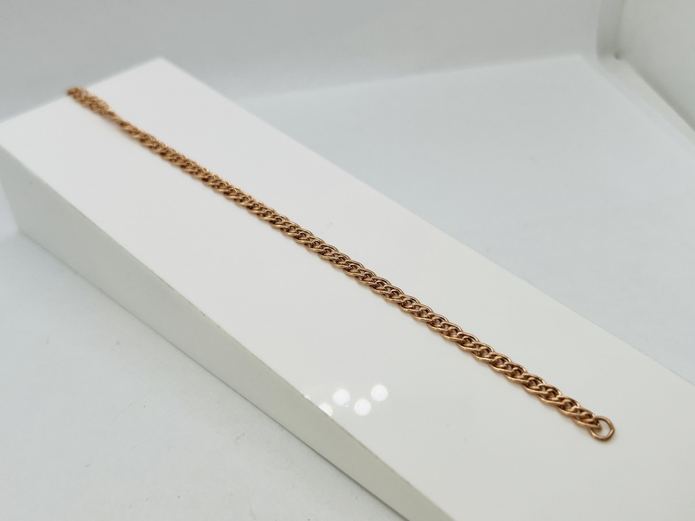 БРАСЛЕТ ПУСТОТЕЛЫЙ Нона (Au 585)