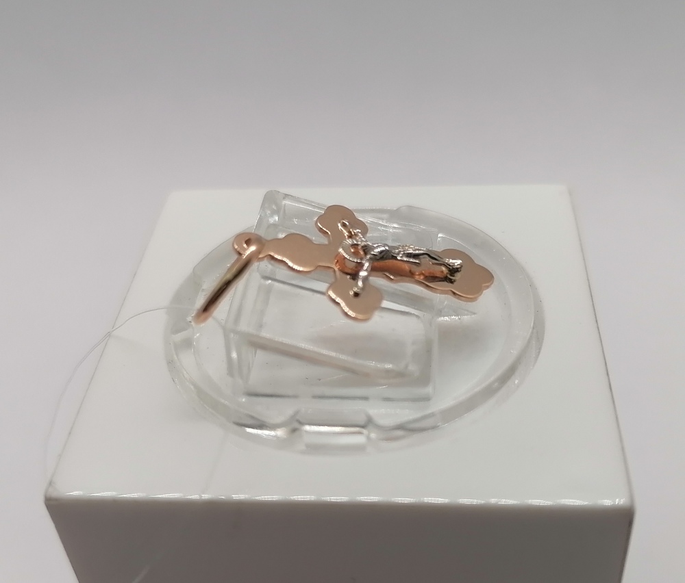 ПОДВЕСКА КРЕСТ без камня (Au 585)