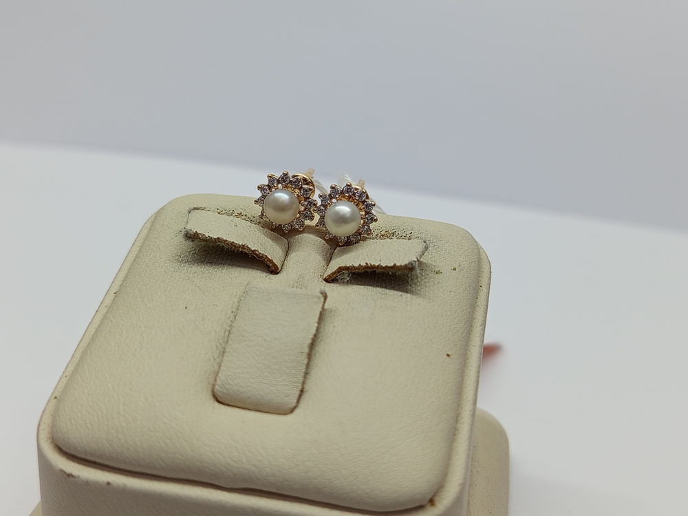 СПУС585 СЕРЬГИ ПУСЕТЫ (Au 585)