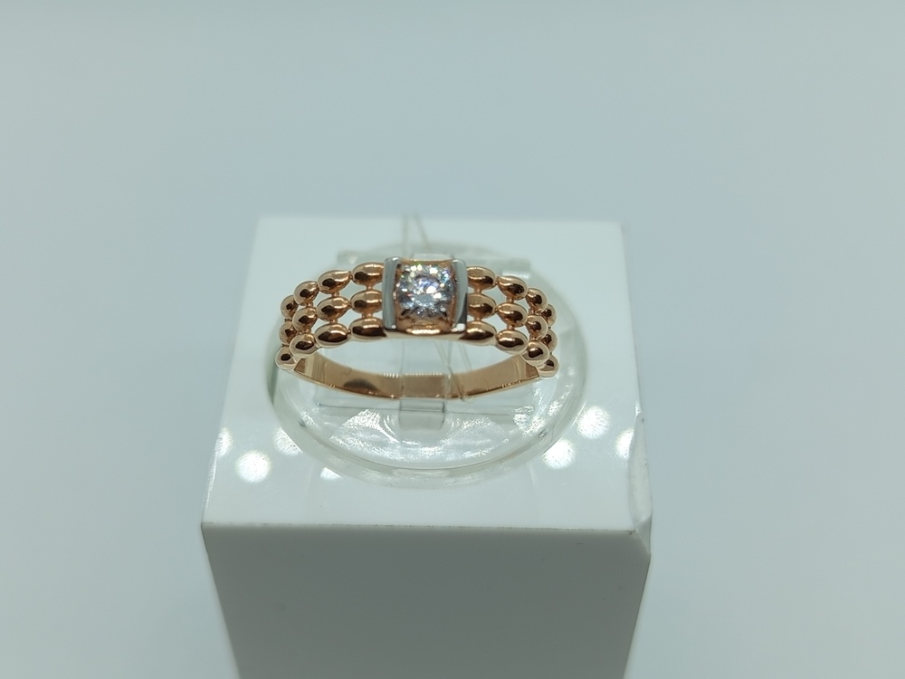 КОЛЬЦО С КАМНЕМ (Au 585)