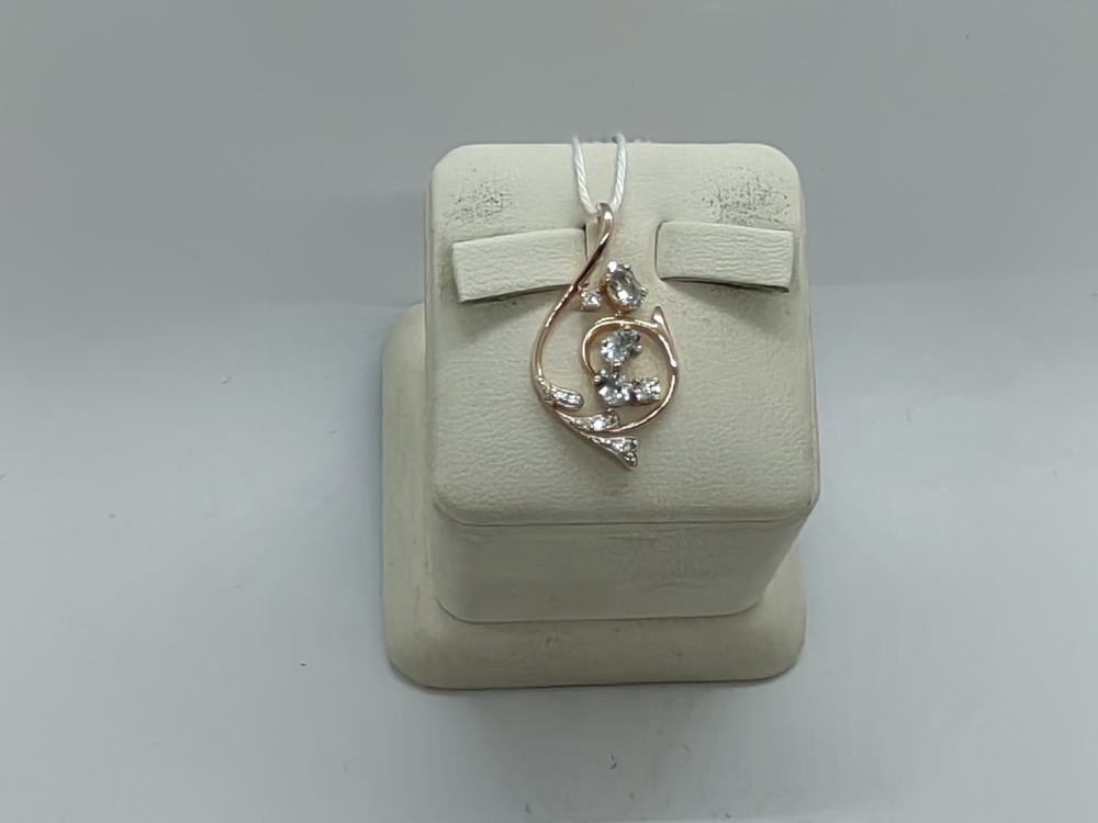 ПОДКМИ585 ПОДВЕСКА С КАМНЯМИ (Au 585)