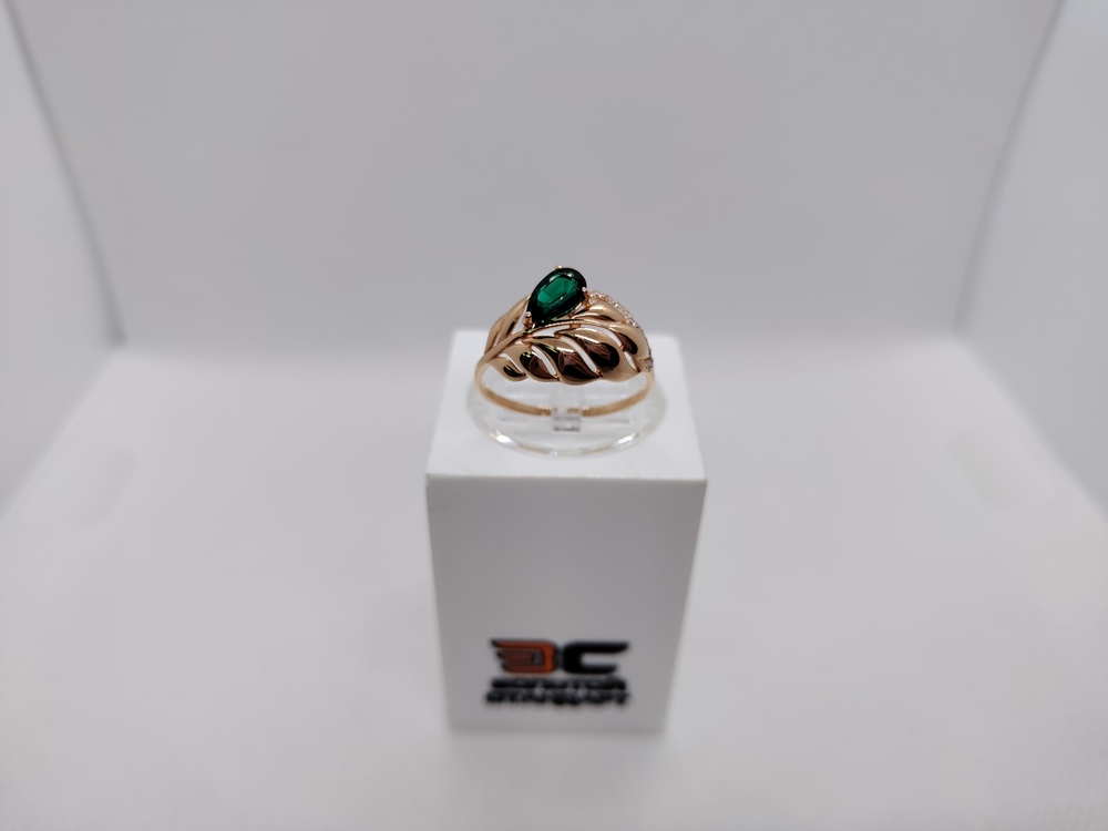 КОЛКМИ585 КОЛЬЦО С КАМНЯМИ (Au 585)