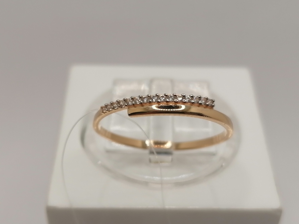 КОЛЬЦО С КАМНЯМИ (Au 585)