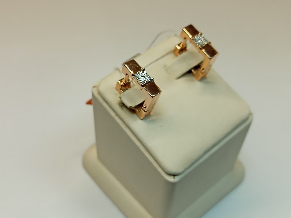 СЕРЬГИ БЕЗ КАМНЯ (Au 585)