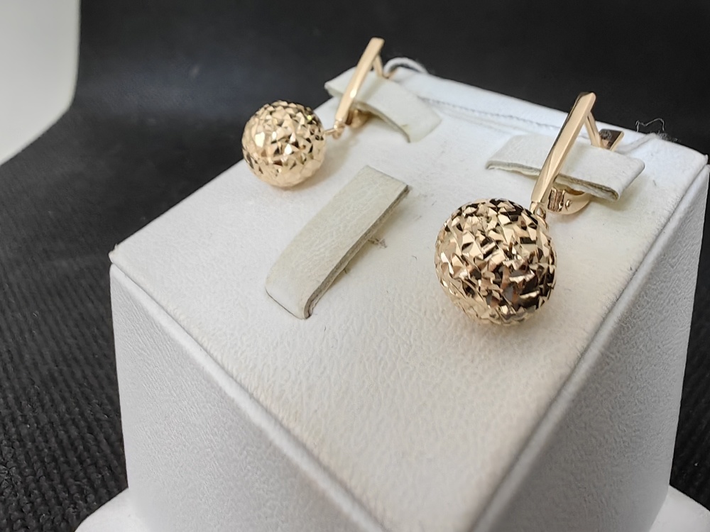 СЕРЬГИ БЕЗ КАМНЯ (Au 585) СЕРЬГИ БЕЗ КАМНЯ (Au 585)