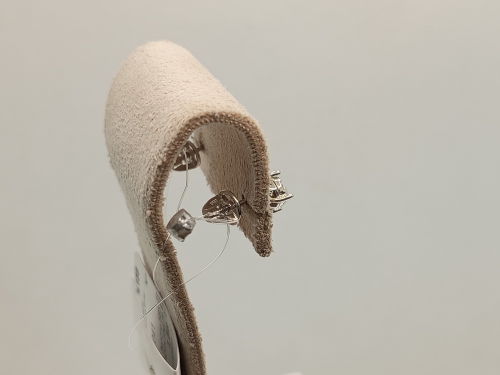 СЕРЬГИ ПУСЕТЫ Бриллиант (Au 585)