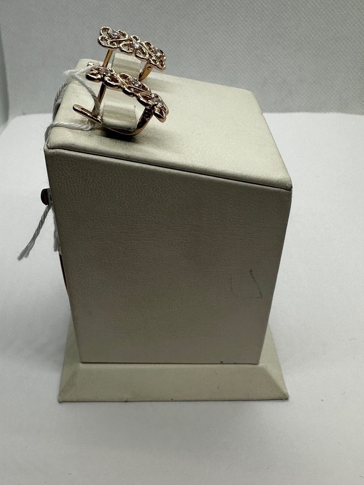 СКМИ585 СЕРЬГИ С КАМНЯМИ (Au 585)