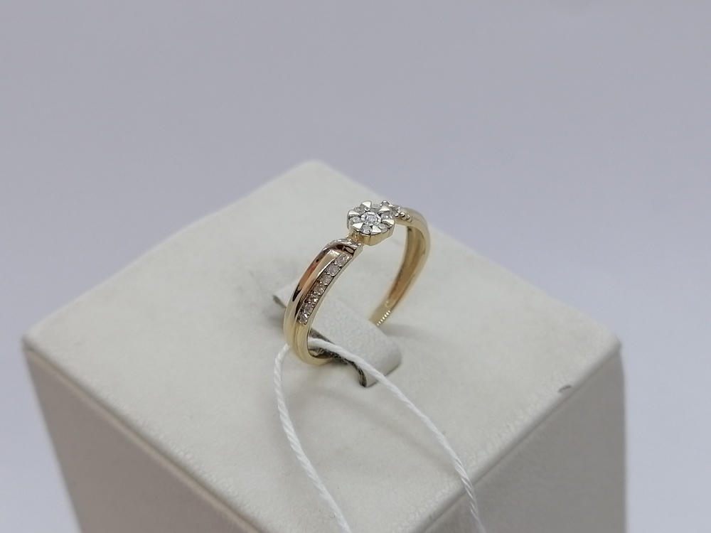 КОЛЬЦО БРИЛЛИАНТ Au 585