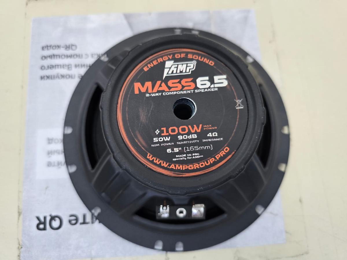 Автоакустика передняя AMP MASS 6.5