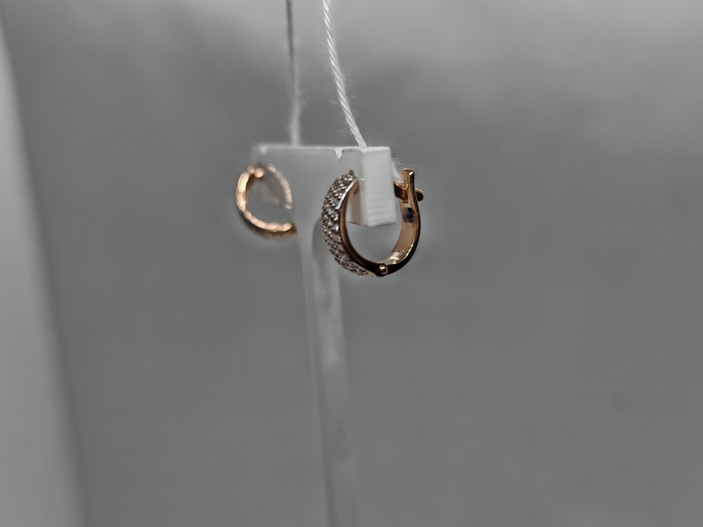 СКМИ585 СЕРЬГИ С КАМНЯМИ (Au 585)