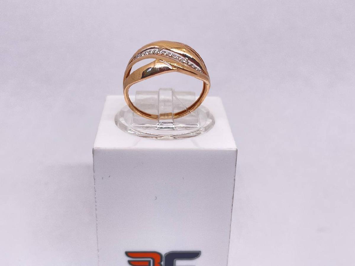 КОЛЬЦО С КАМНЯМИ (Au 585)