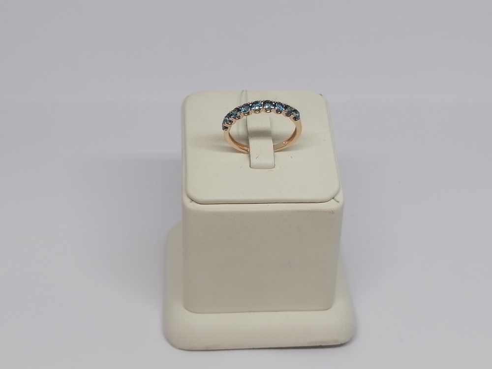 КОЛЬЦО ЛОНДОН ТОПАЗ (Au 585)