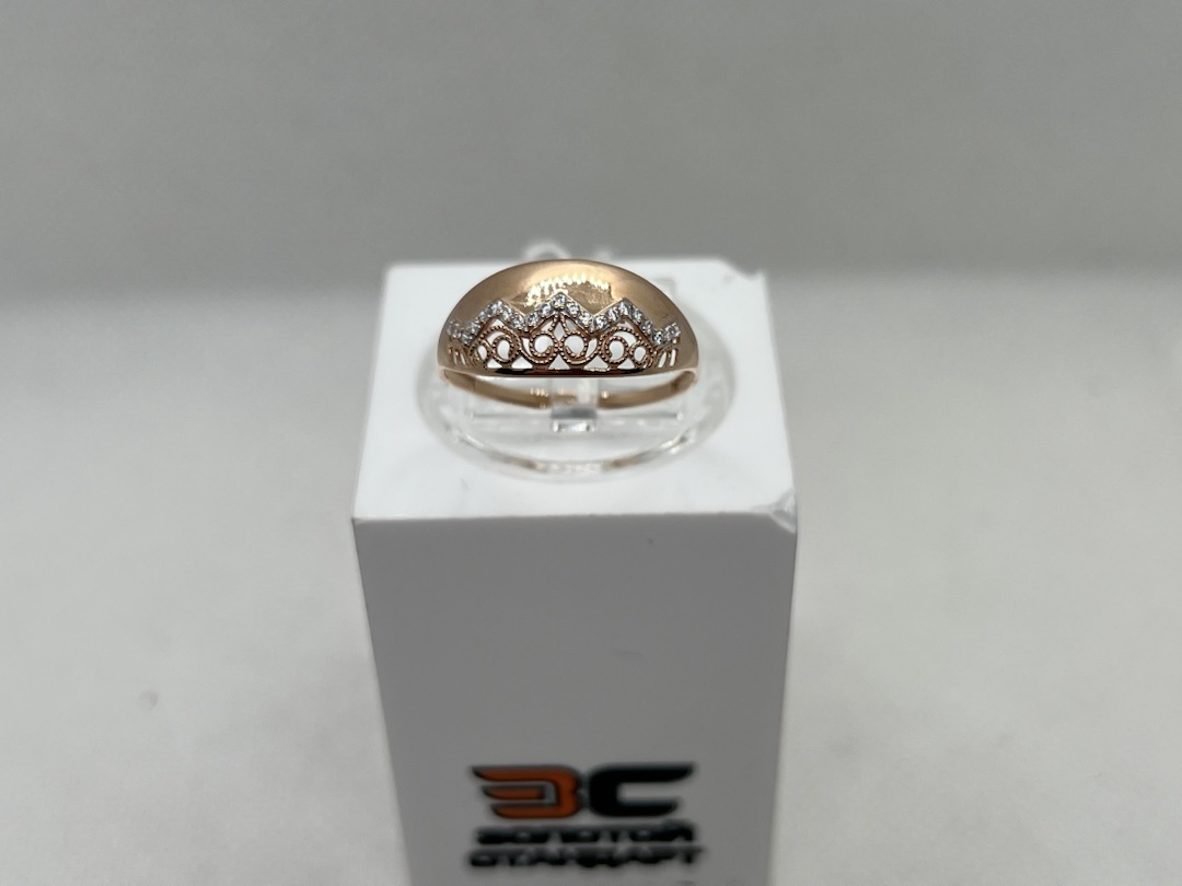 КОЛКМИ585 КОЛЬЦО С КАМНЯМИ (Au 585)