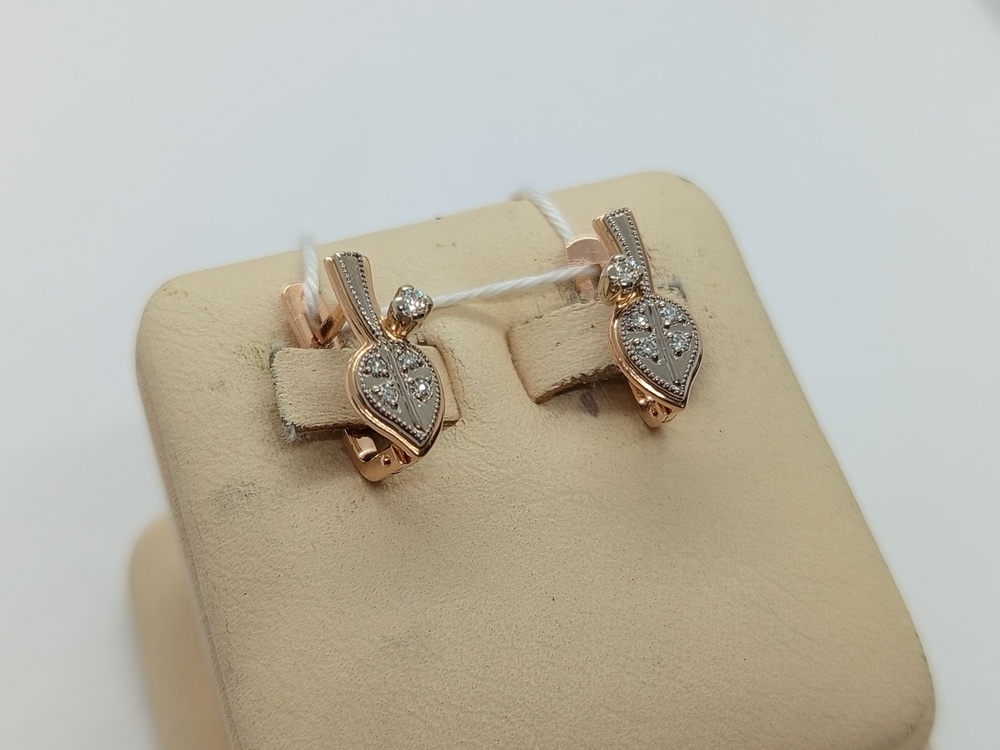 СЕРЬГИ БРИЛЛИАНТ (Au 585)