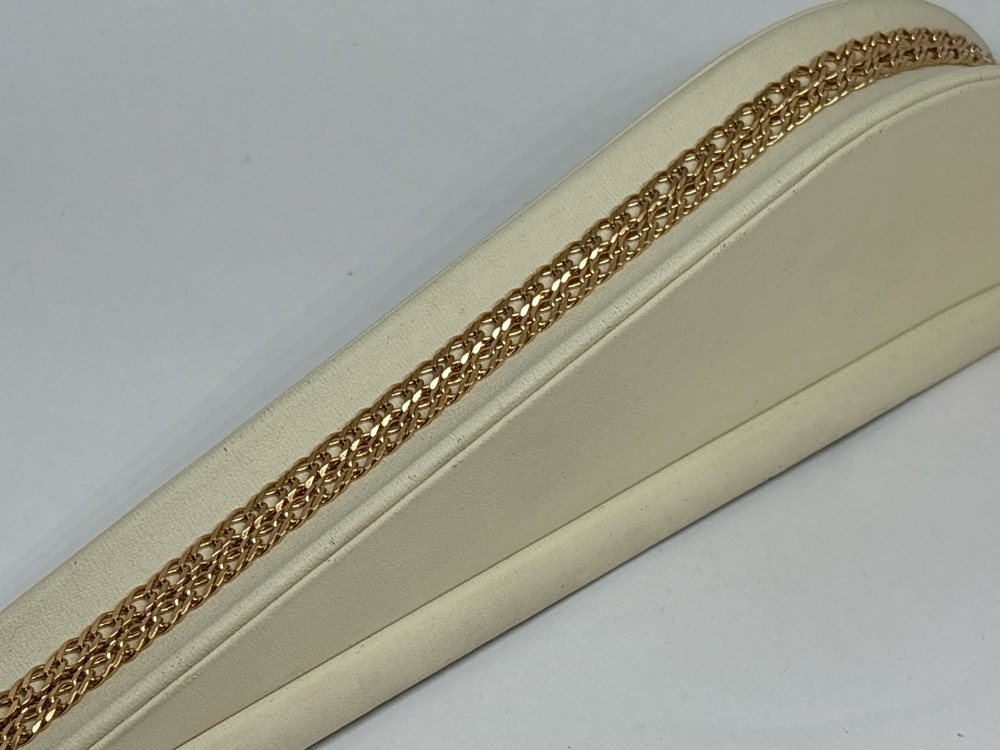 ЦЛР2585 ЦЕПЬ ПОЛНОВЕСНАЯ Ромб двойной (Au 585)