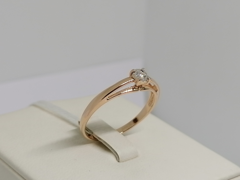 КОЛЬЦО БРИЛЛИАНТ Au 585