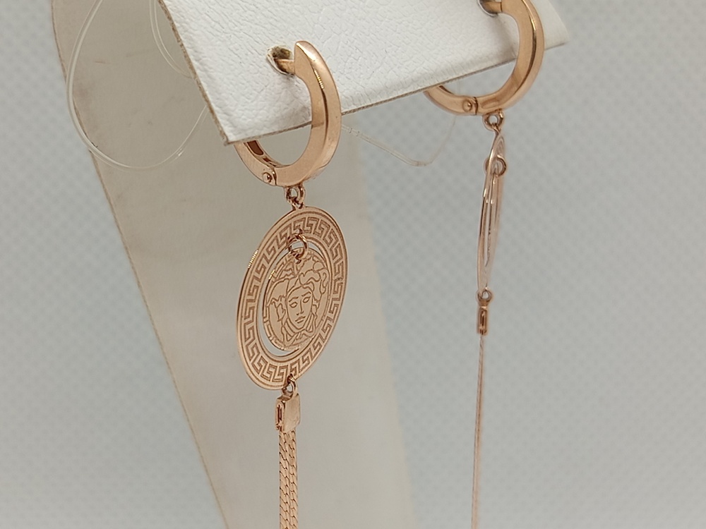 СЕРЬГИ БЕЗ КАМНЯ (Au 585)