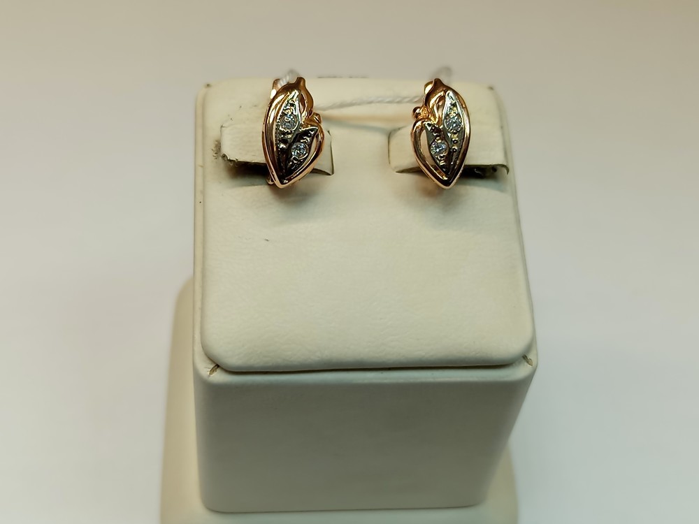 СЕРЬГИ С КАМНЯМИ (Au 585)