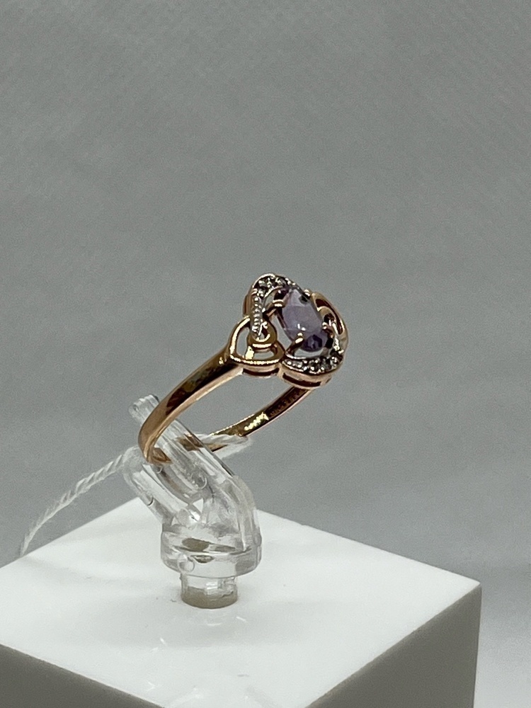 КОЛКМИ585 КОЛЬЦО С КАМНЯМИ (Au 585)