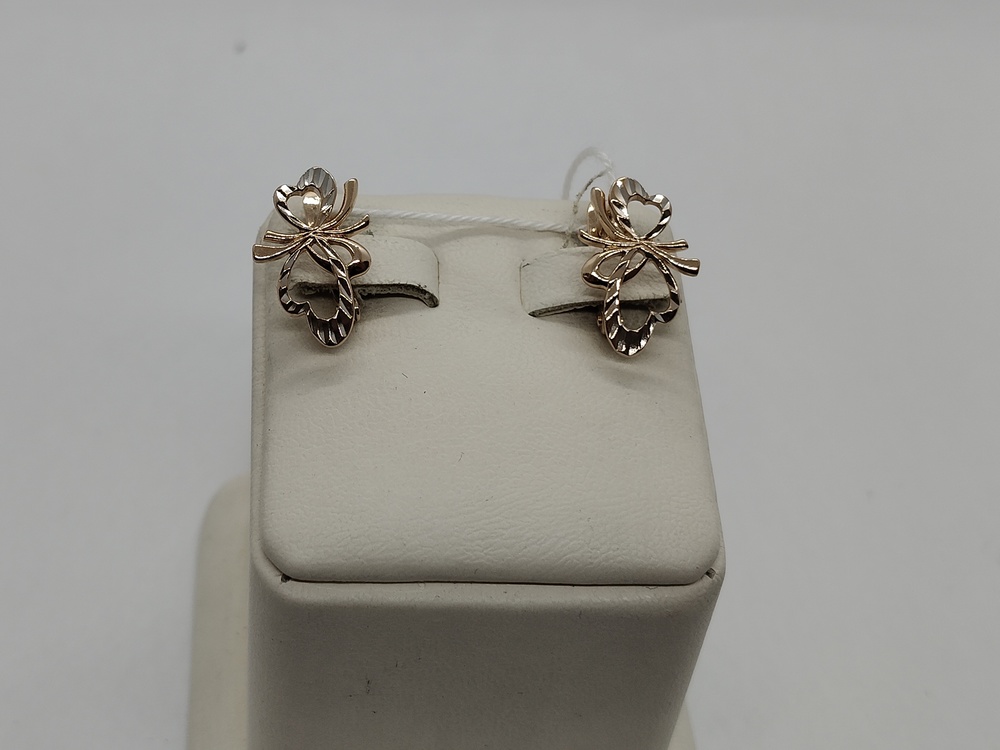 СЕРЬГИ БЕЗ КАМНЯ (Au 585)