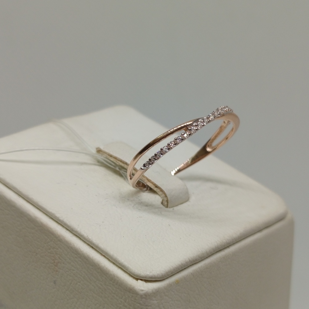 КОЛЬЦО С КАМНЯМИ (Au 585)