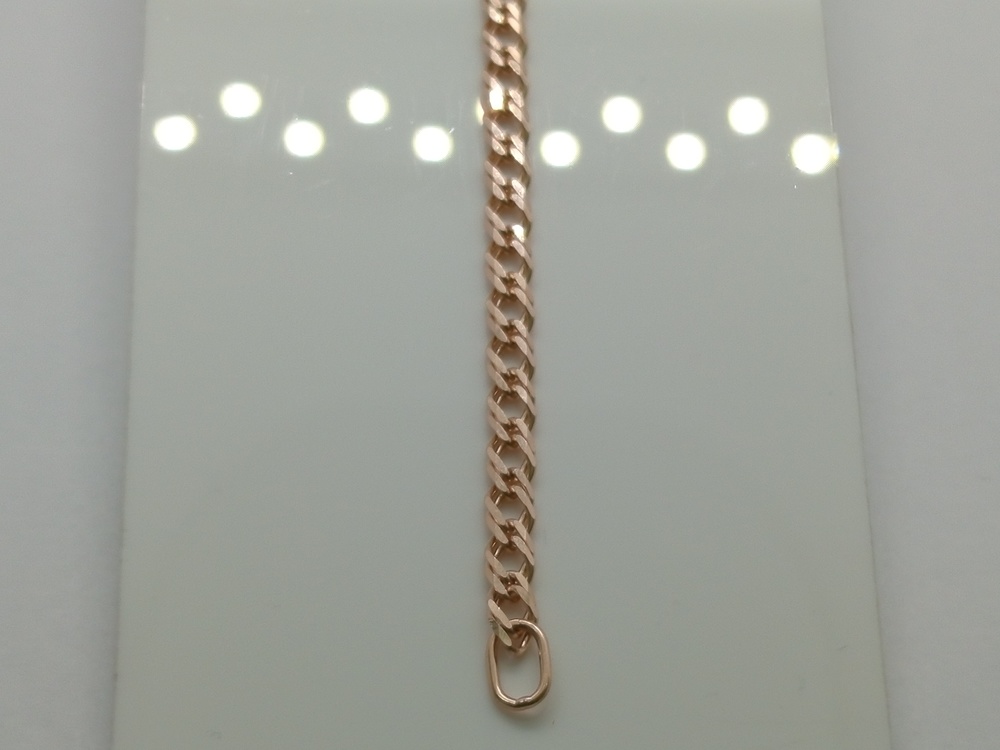 БРАСЛЕТ ПОЛНОВЕСНЫЙ Ромб двойной (Au 585)