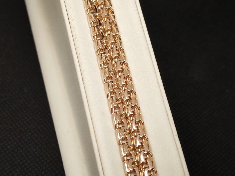 ЦЕПЬ ПОЛНОВЕСНАЯ Бисмарк (Au 585)