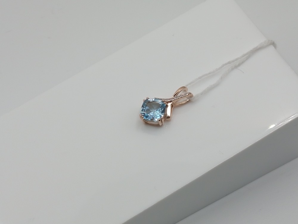 ПОДКМИ585 ПОДВЕСКА С КАМНЯМИ (Au 585)