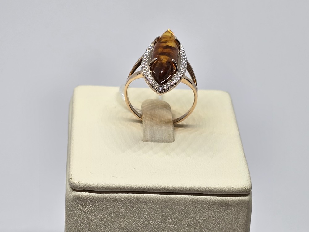 КОЛКМИ585 КОЛЬЦО С КАМНЯМИ (Au 585)