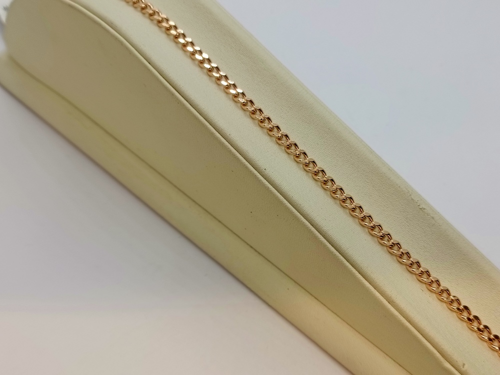 7100002П-20 БРАСЛЕТ ПУСТОТЕЛЫЙ Панцирное (Au 585)