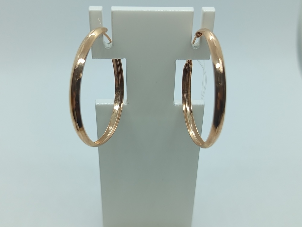 08-1949 СЕРЬГИ КОНГО без камня (Au 585)