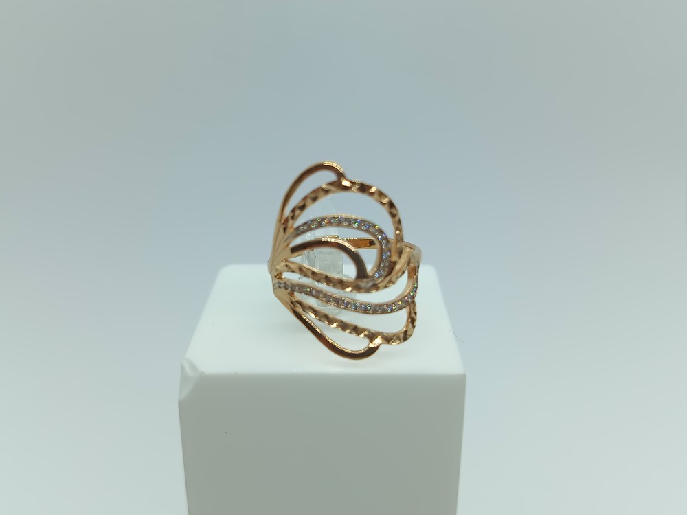 КОЛКМИ585 КОЛЬЦО С КАМНЯМИ (Au 585)