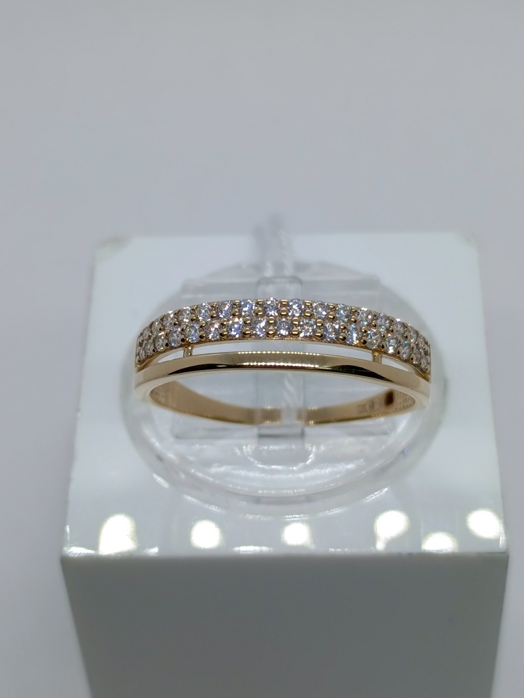 КОЛКМИ585 КОЛЬЦО С КАМНЯМИ (Au 585)