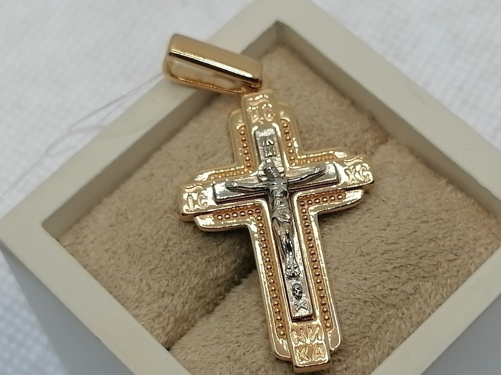 ПОДВЕСКА КРЕСТ без камня (Au 585)