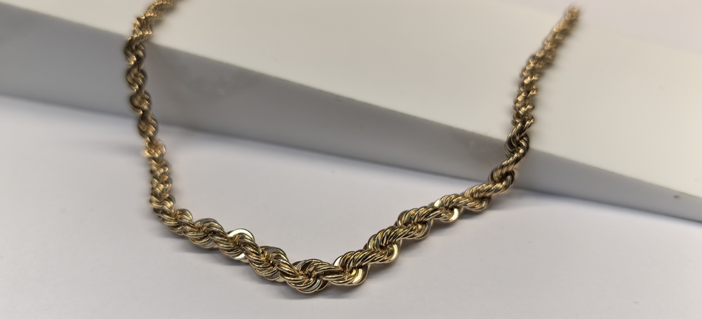 ЦЕПЬ ПОЛНОВЕСНАЯ Веревка (Au 585)