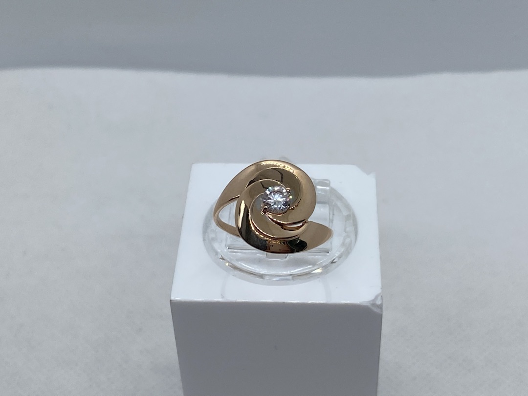 КОЛЬЦО С КАМНЕМ (Au 585)