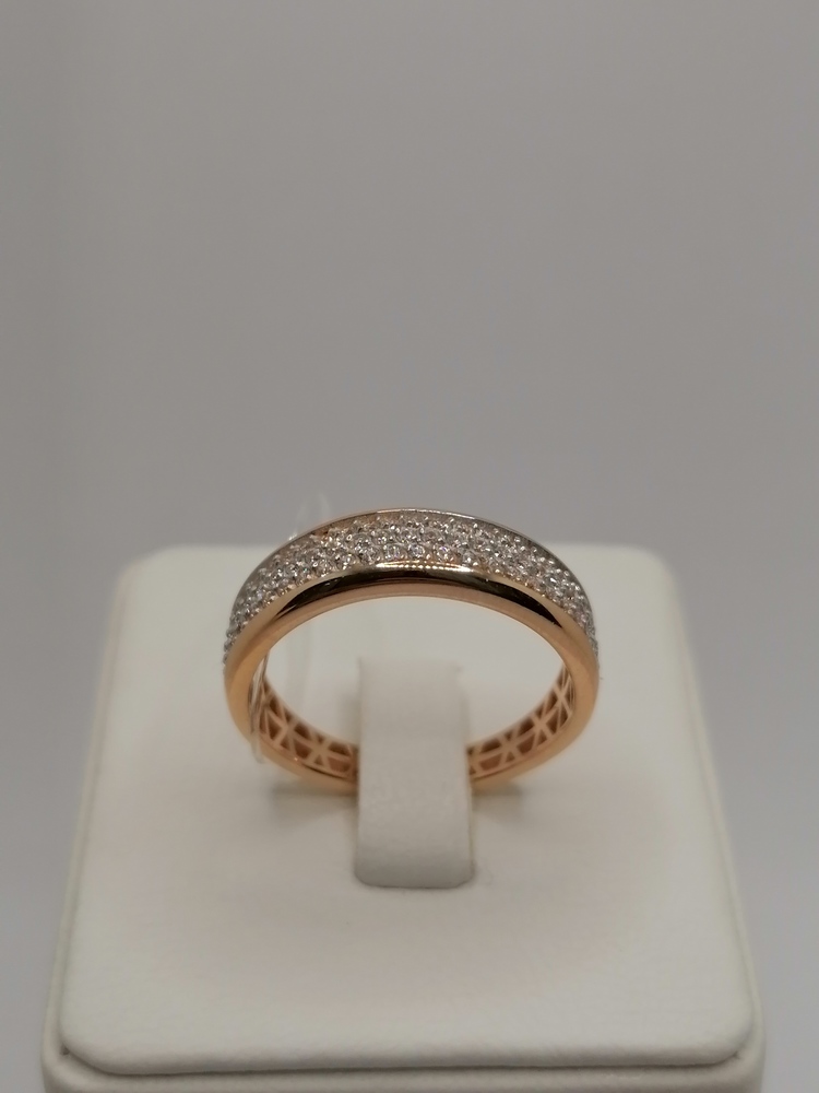 КОЛЬЦО С КАМНЯМИ (Au 585)