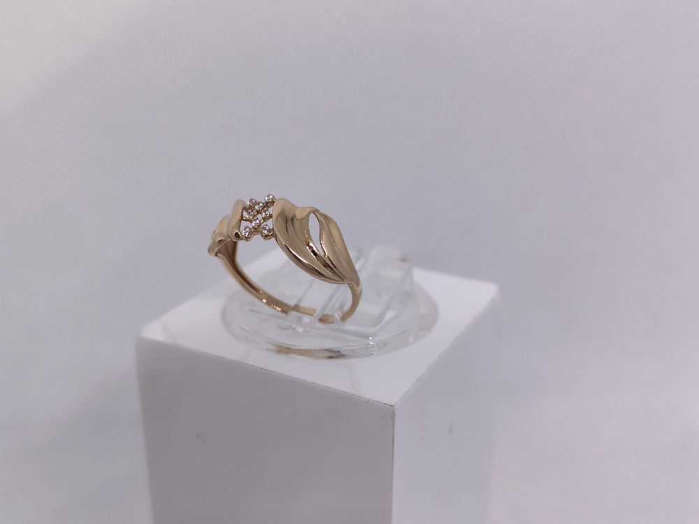 КОЛКМИ585 КОЛЬЦО С КАМНЯМИ (Au 585)