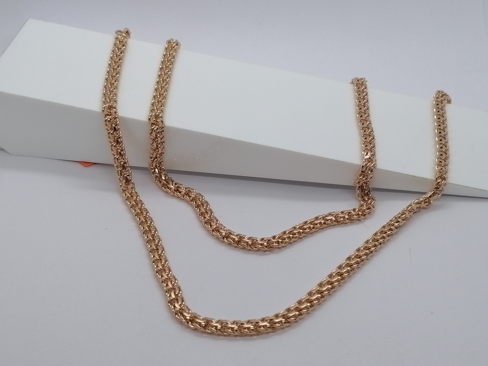 ЦЕПЬ ПОЛНОВЕСНАЯ Бисмарк (Au 585)