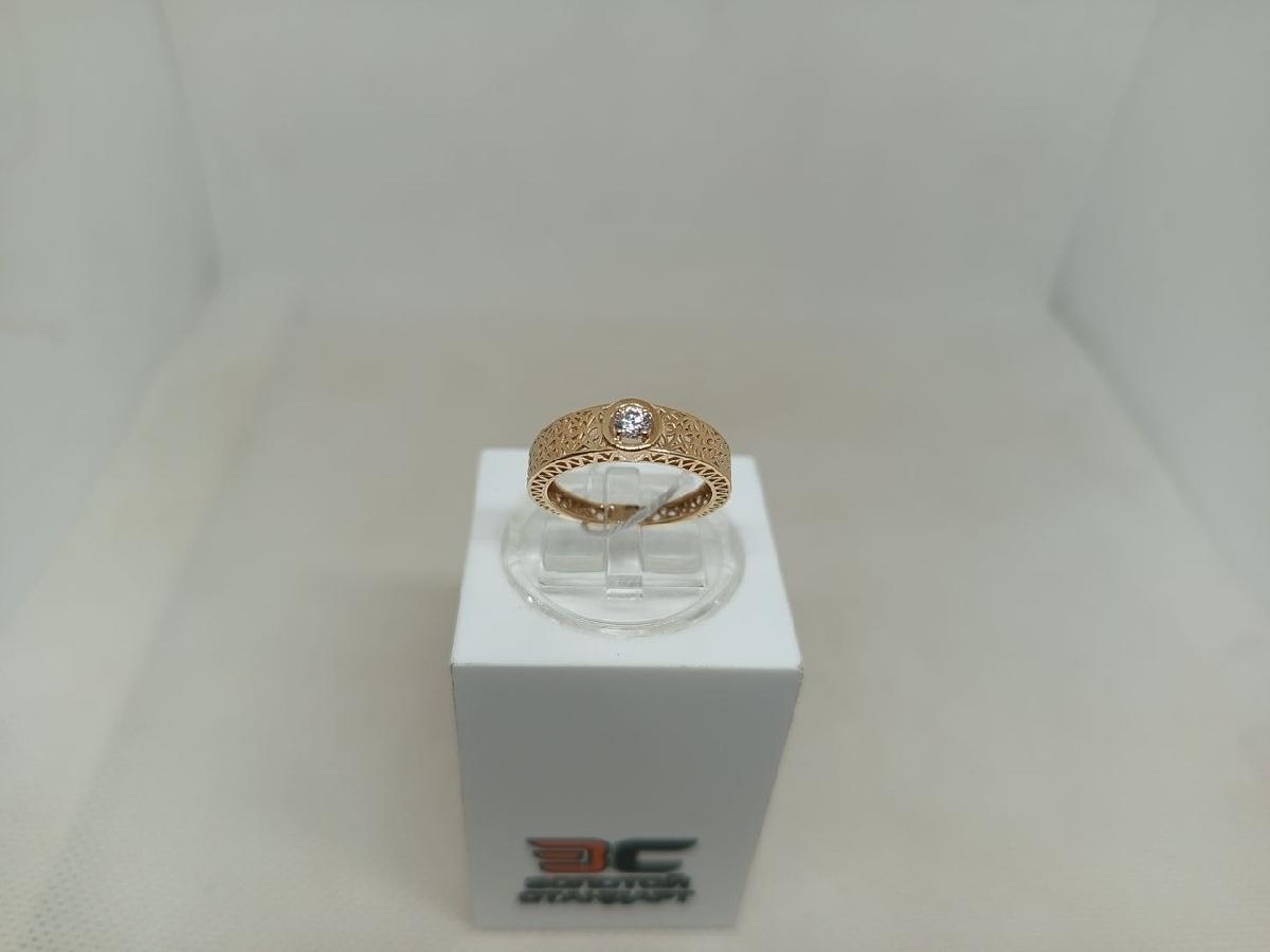 КОЛЬЦО С КАМНЕМ (Au 585)