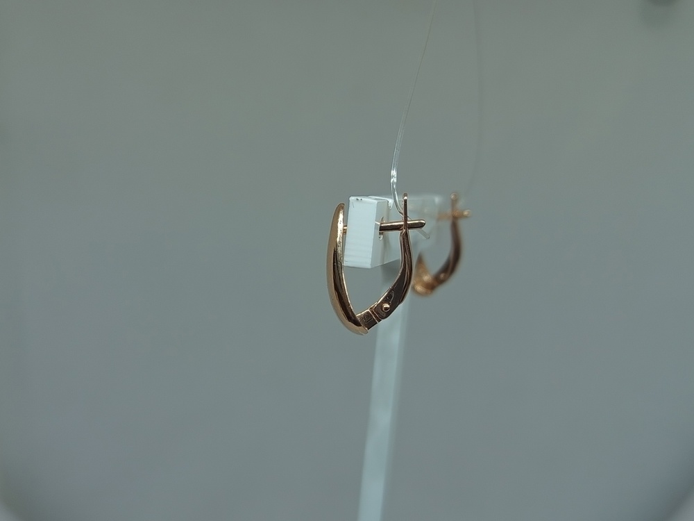 СЕРЬГИ БЕЗ КАМНЯ (Au 585)