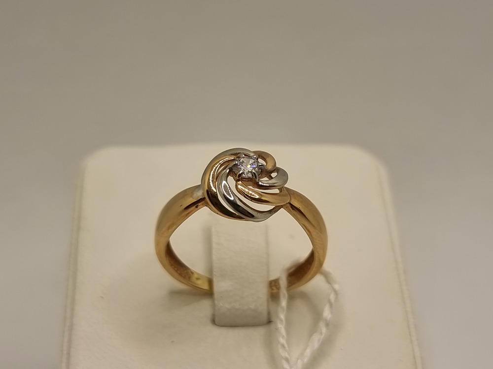 КОЛЬЦО С КАМНЕМ (Au 585)