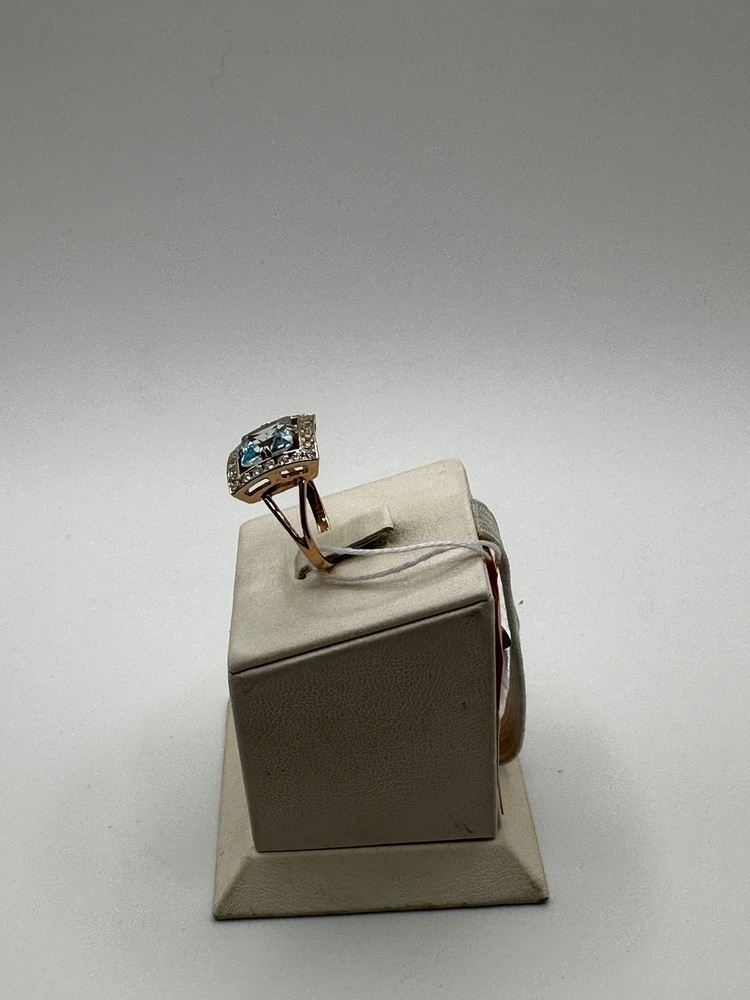 КОЛКМИ585 КОЛЬЦО С КАМНЯМИ (Au 585)