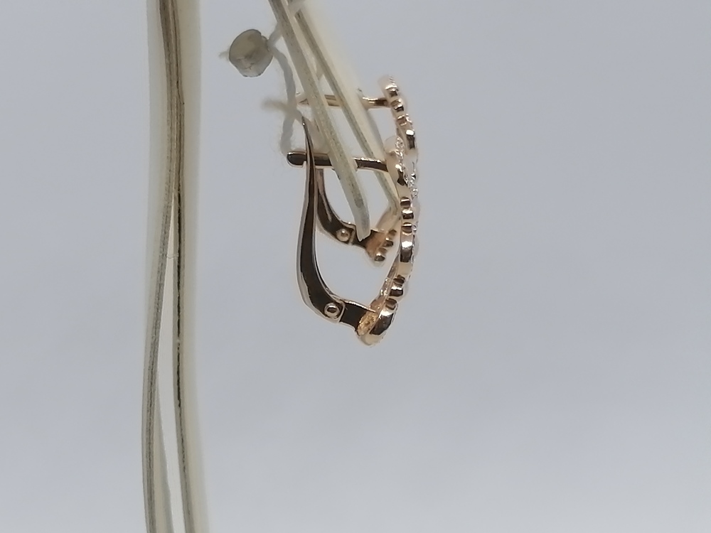 СЕРЬГИ С КАМНЯМИ (Au 585)