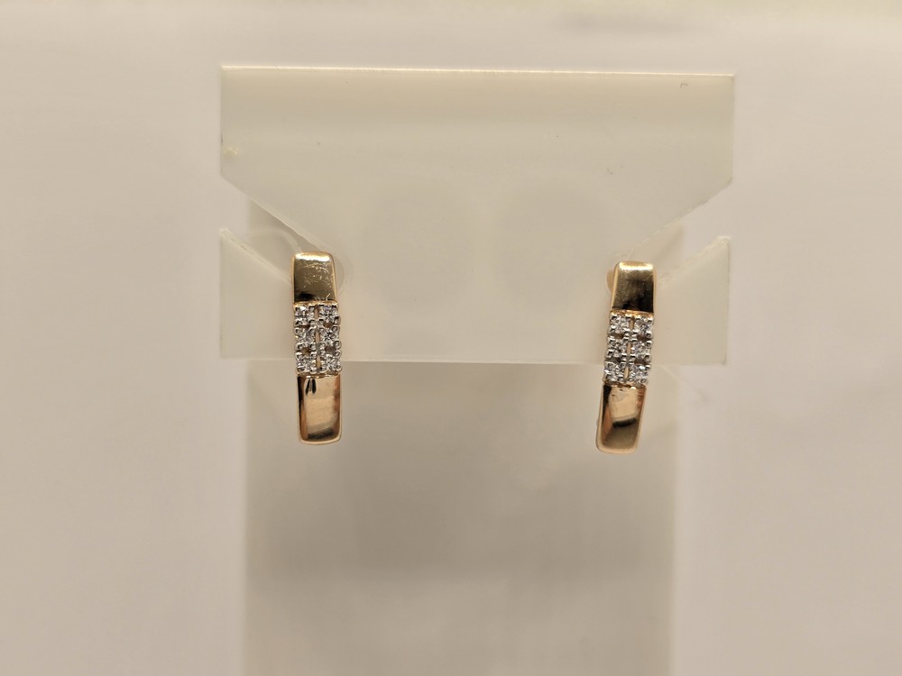 СЕРЬГИ С КАМНЯМИ (Au 585)