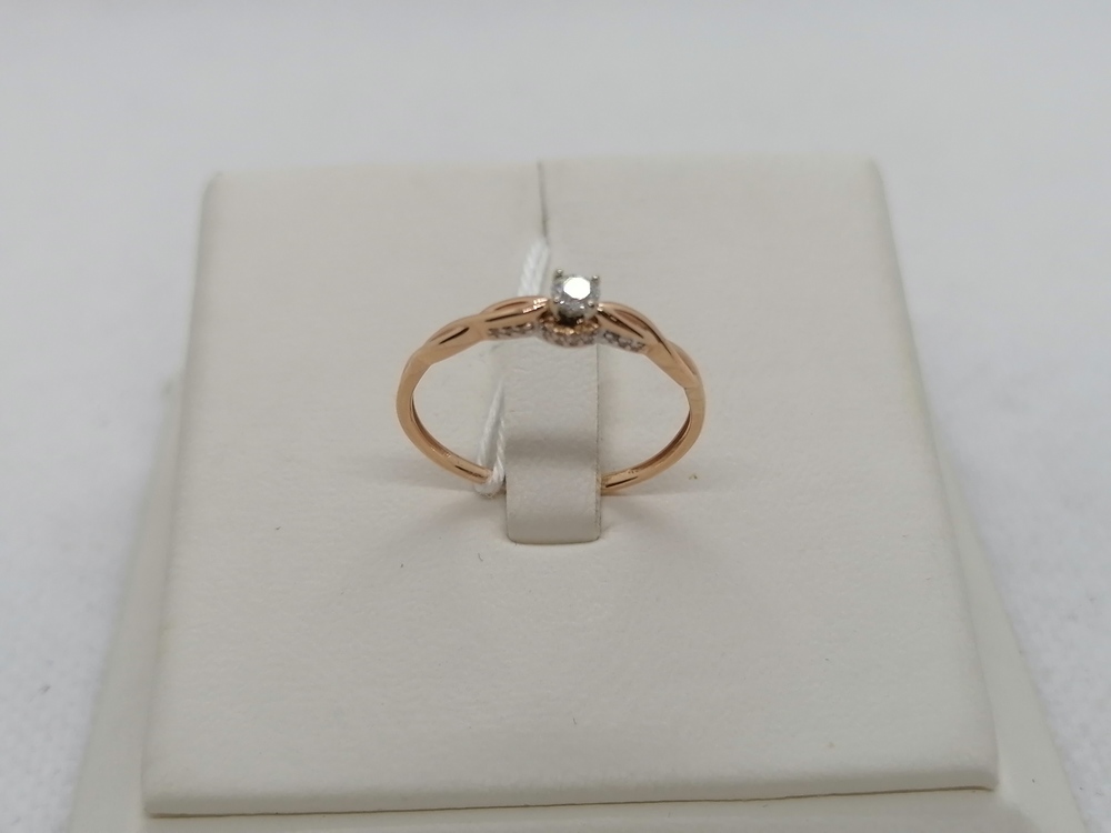 КОЛЬЦО БРИЛЛИАНТ Au 585