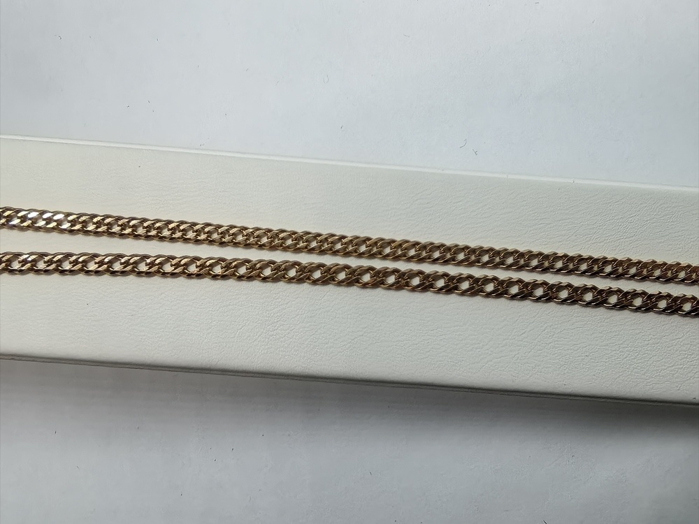 ЦЕПЬ ПОЛНОВЕСНАЯ Ромб двойной (Au 585)